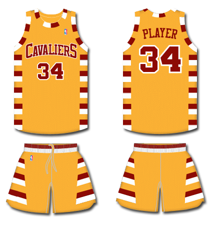 Cleveland Cavaliers' New Hardwood Classic 1970-74 Jerseys