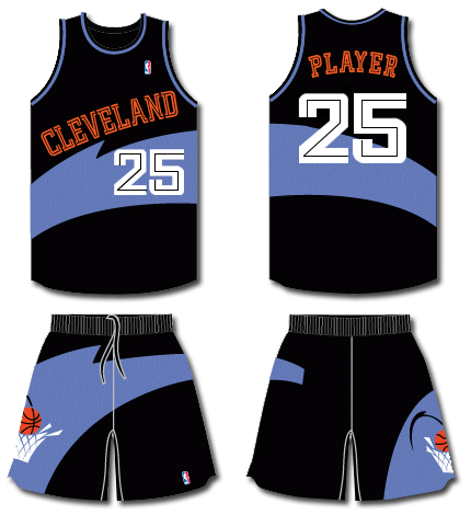 CavsHistory » 1994-1997 Road Jersey