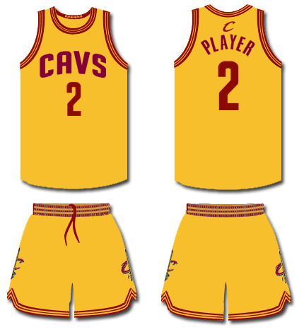 cavaliers home jersey color