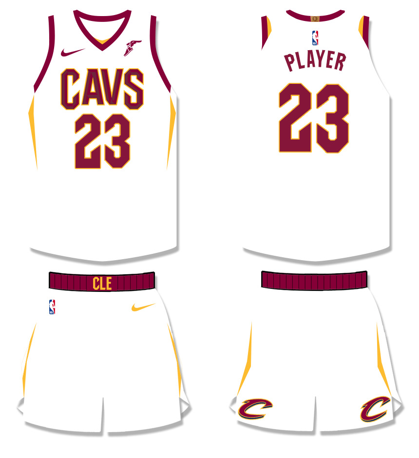 cavaliers jersey design