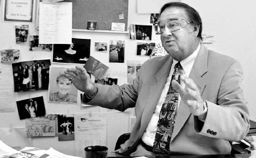 Ted Stepien at his desk in 1981